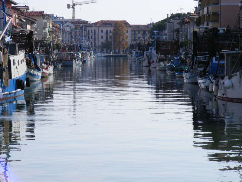 Einfahrt Stadthafen Grado